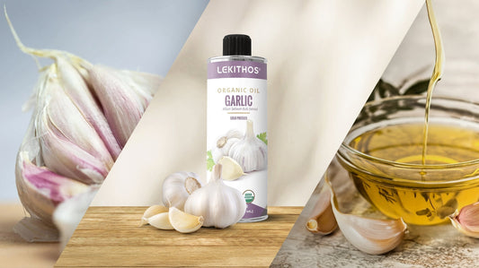 Lekithos® Organic Garlic Oil: Elevate Your Cooking with This Versatile Kitchen Essential