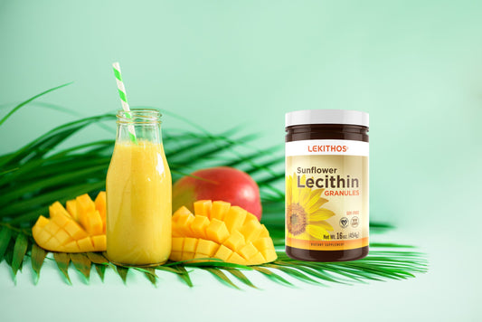 Mango Smoothie with Sunflower Lecithin Powder