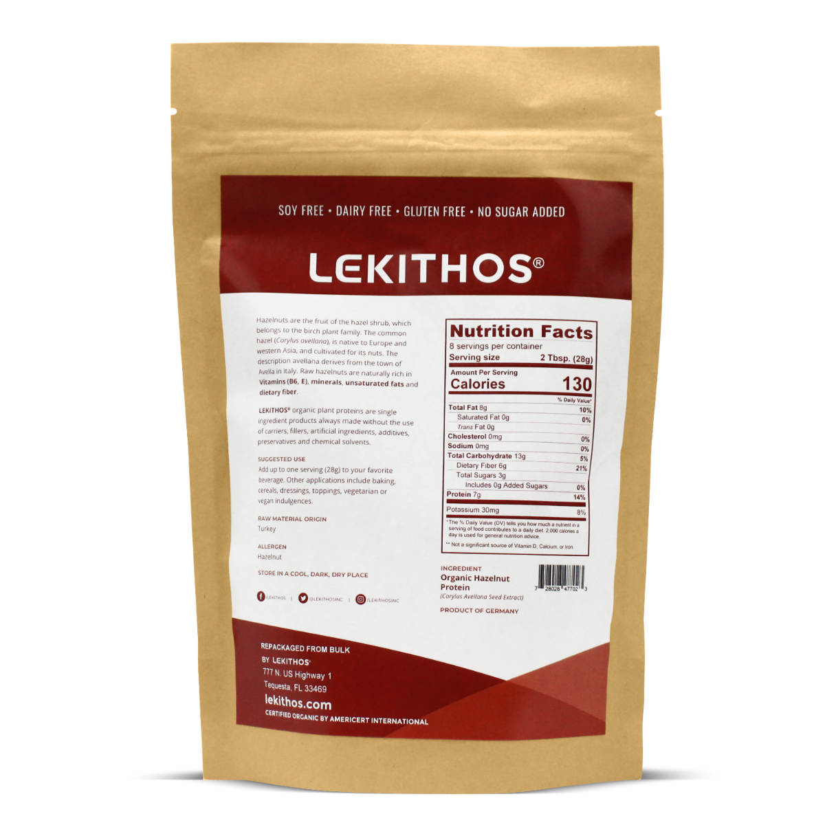 Organic Hazelnut Protein