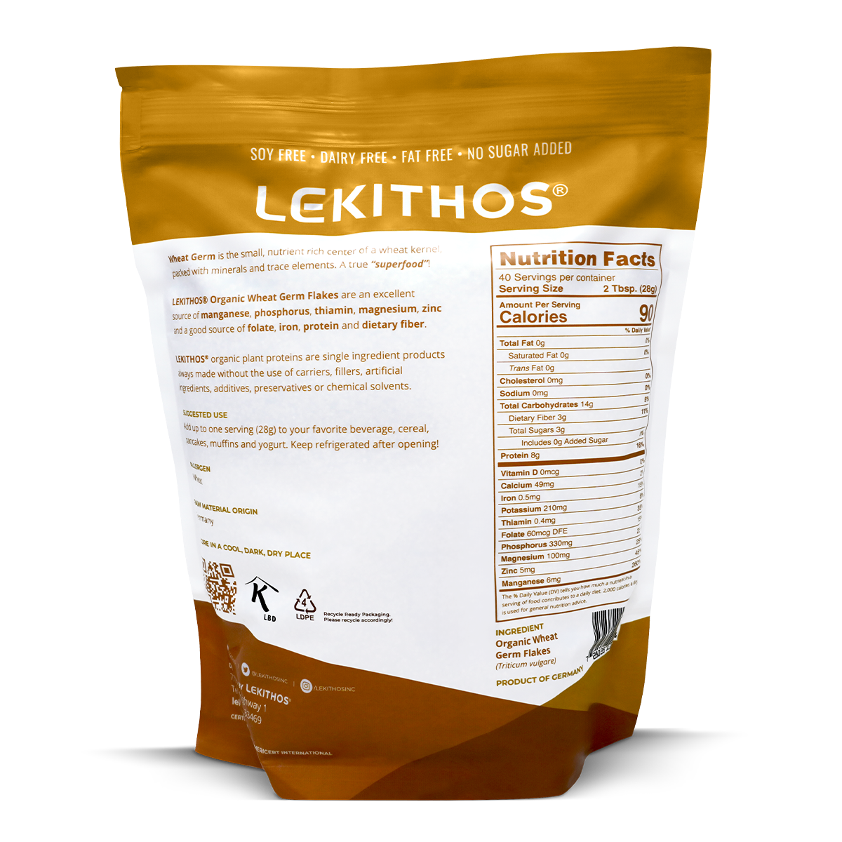 Organic Wheat Germ Protein Flakes
