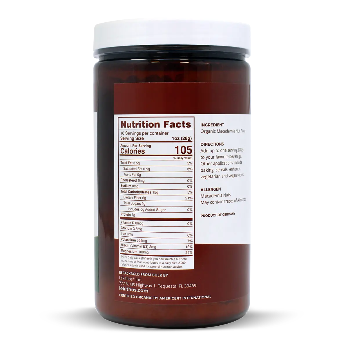 Organic Macadamia Protein