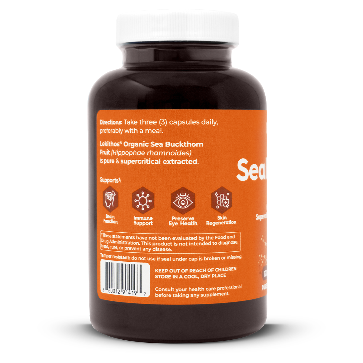 Organic Sea Buckthorn Fruit Capsules