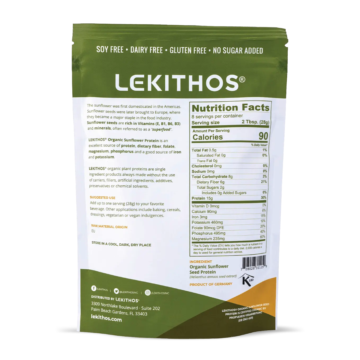 Organic Sunflower Seed Protein