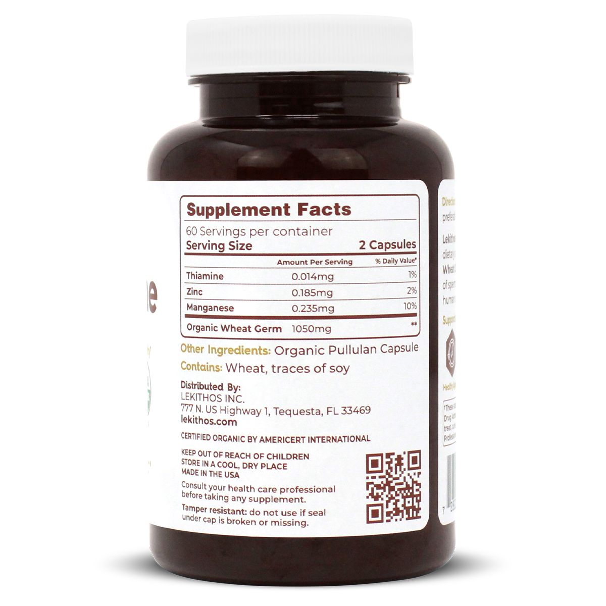 Organic Spermidine Wheat Germ Capsules