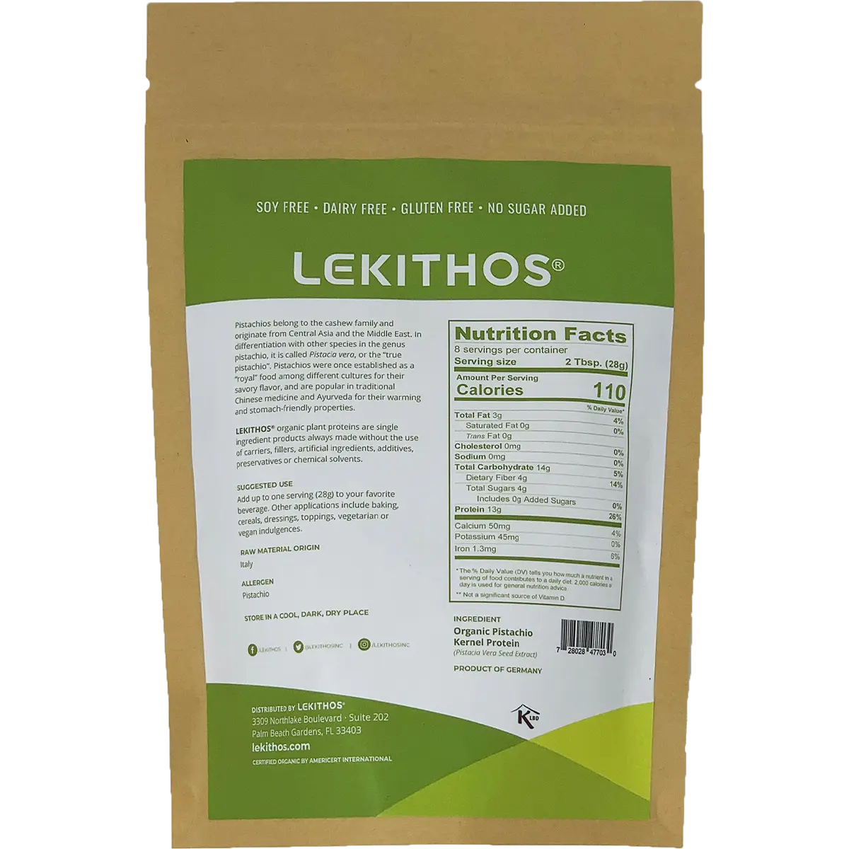 Organic Pistachio Protein