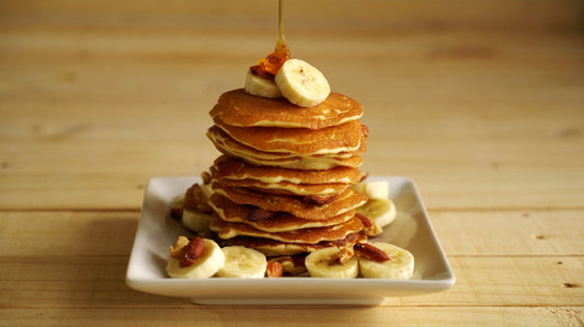 Organic Almond Protein Pancakes (Gluten-Free, Dairy-Free Option)