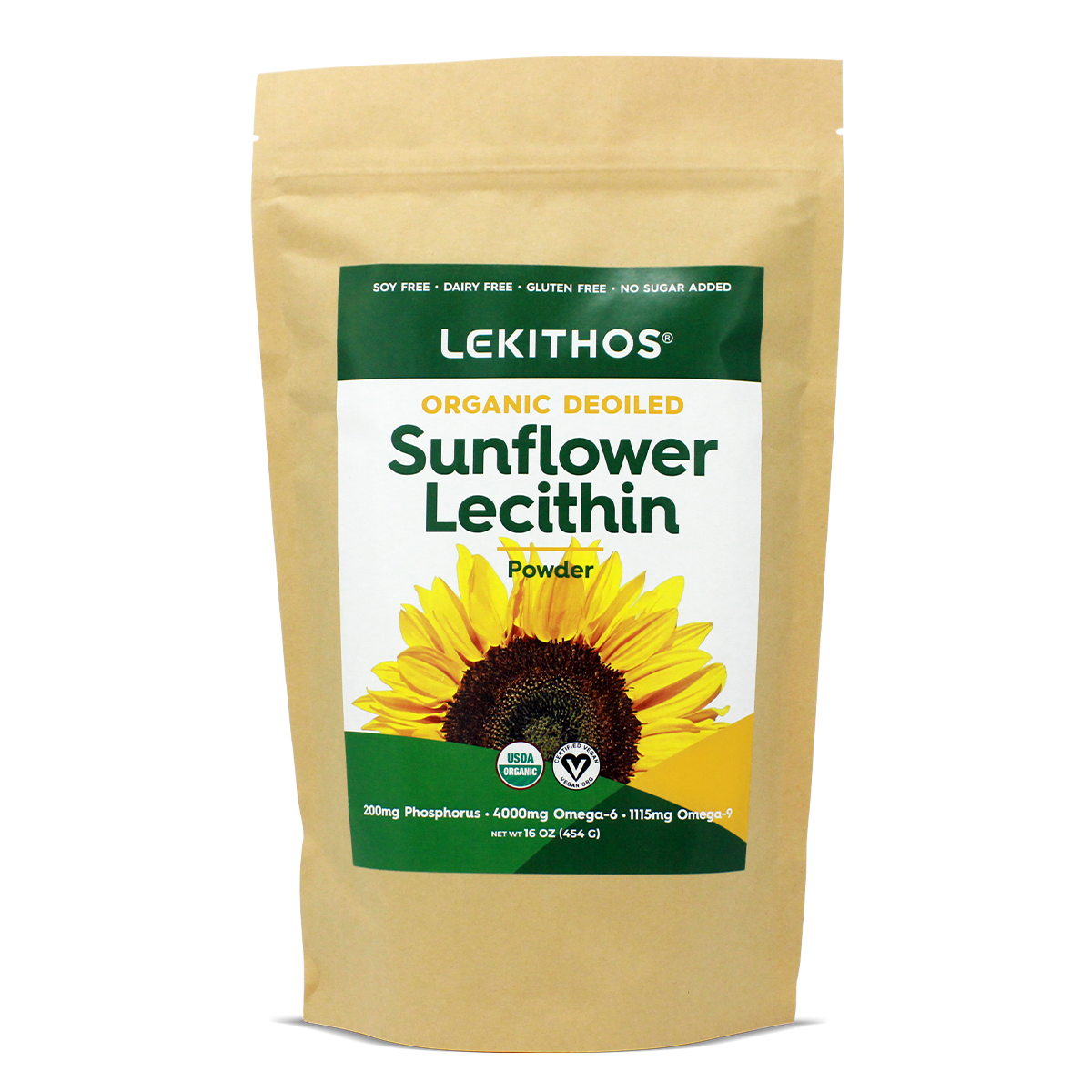 Organic Deoiled Sunflower Lecithin Powder