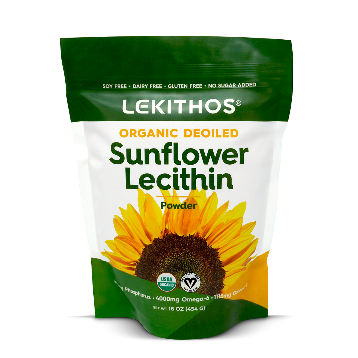 Organic Deoiled Sunflower Lecithin Powder