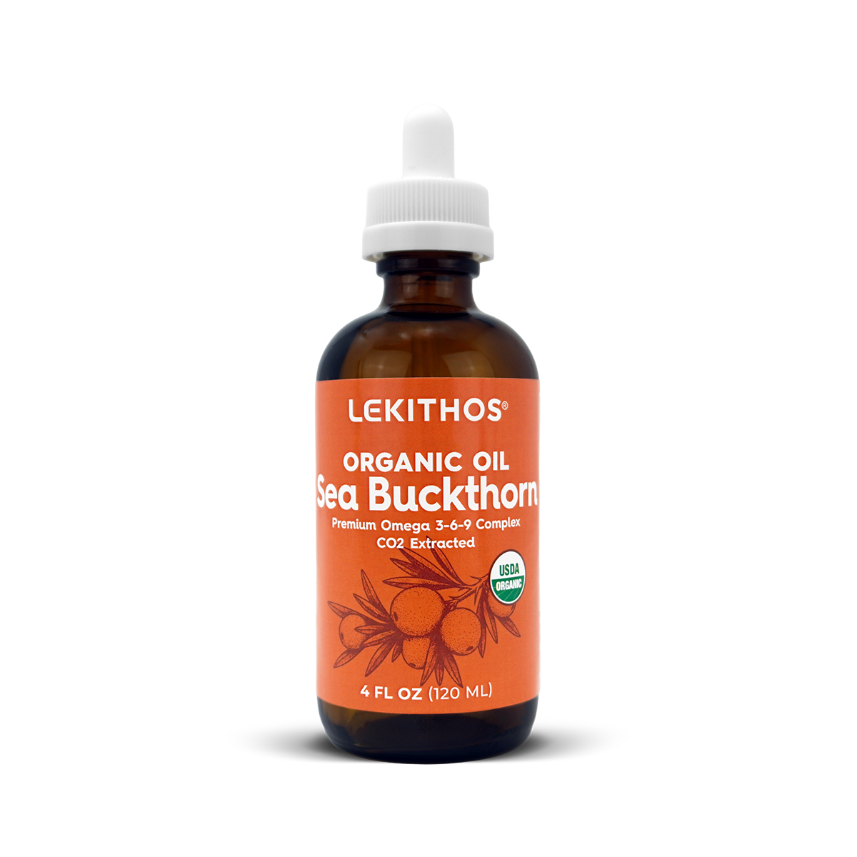 Lekithos® Certified Organic Seabuckthorn Fruit Oil, Omega-Rich Benefits ...