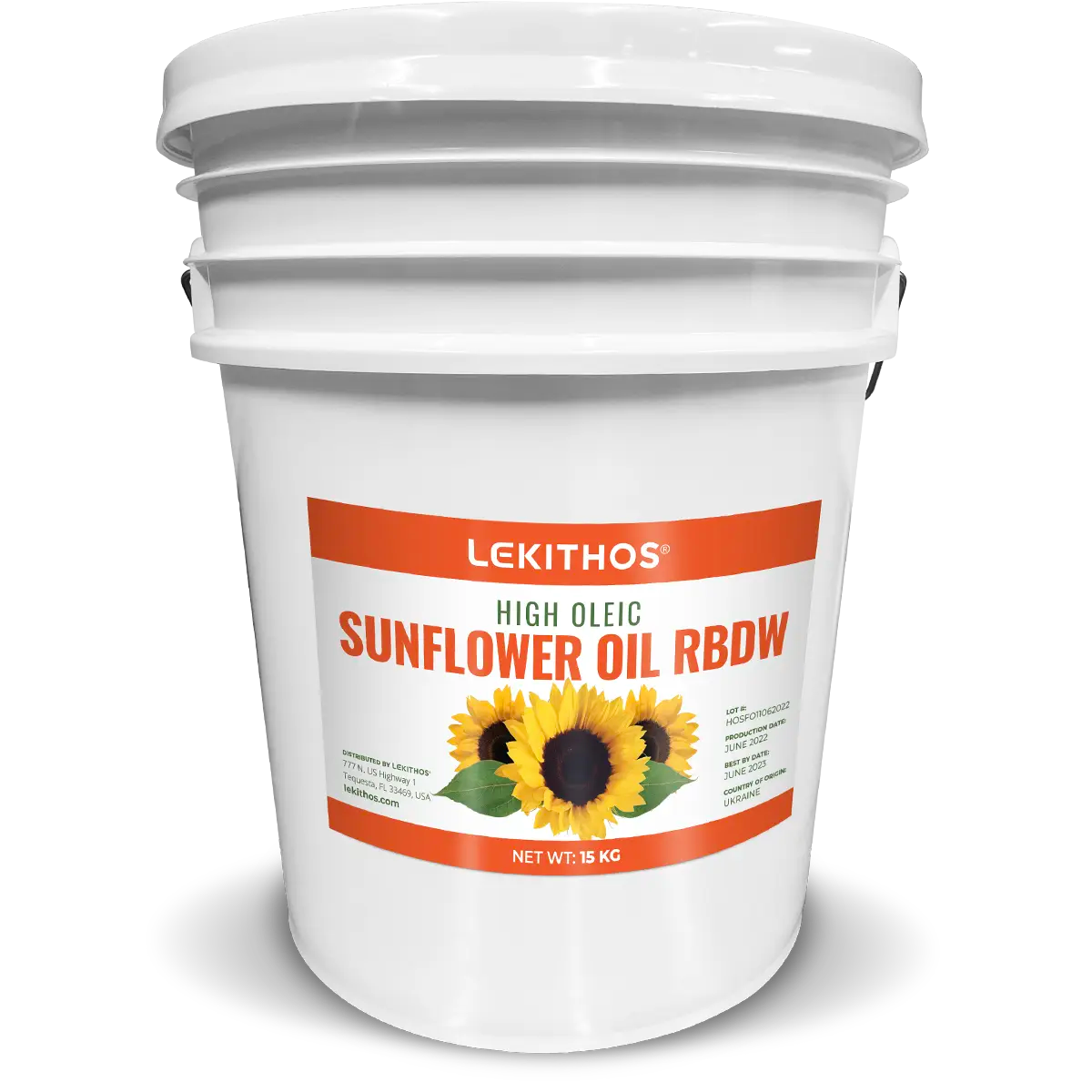 High Oleic Sunflower Oil RBDW Lekithos® Inc.